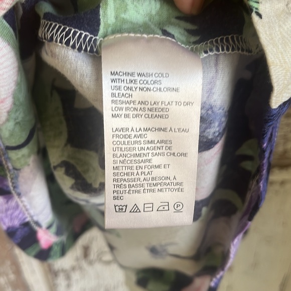 MAEVE Anthropologie flutter sleeve floral top :: xs - Picture 5 of 6